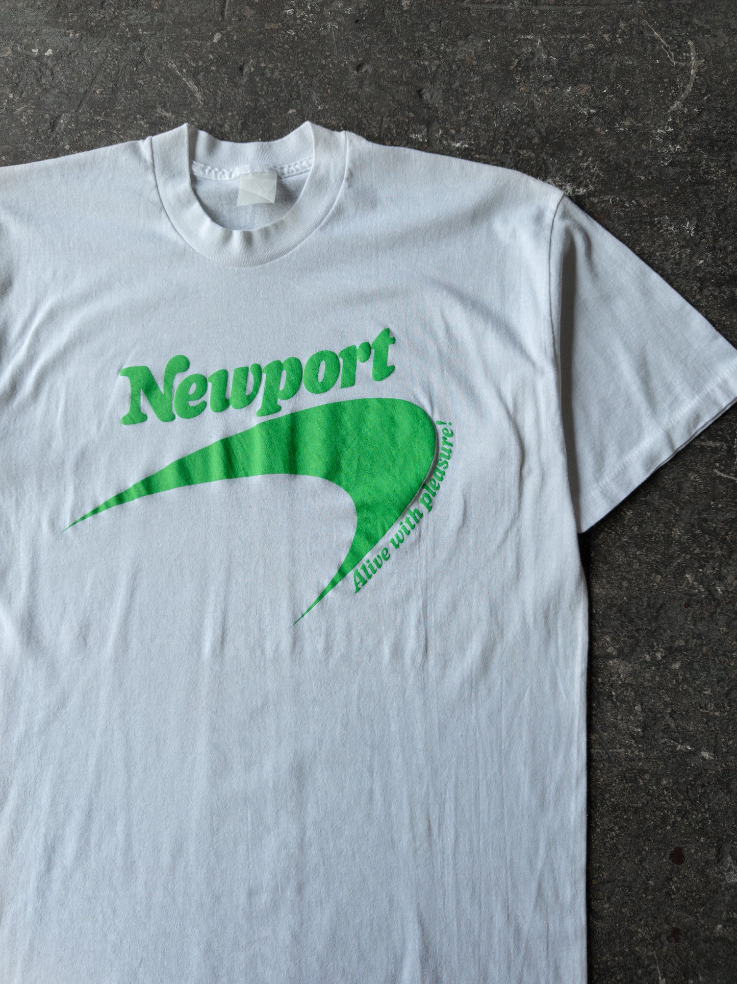 Vintage 90s Newport Cigarette Promo Tee - Large