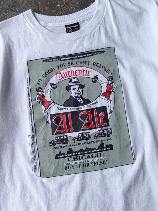 Vintage 90s Al Capone Parody Tee - Large