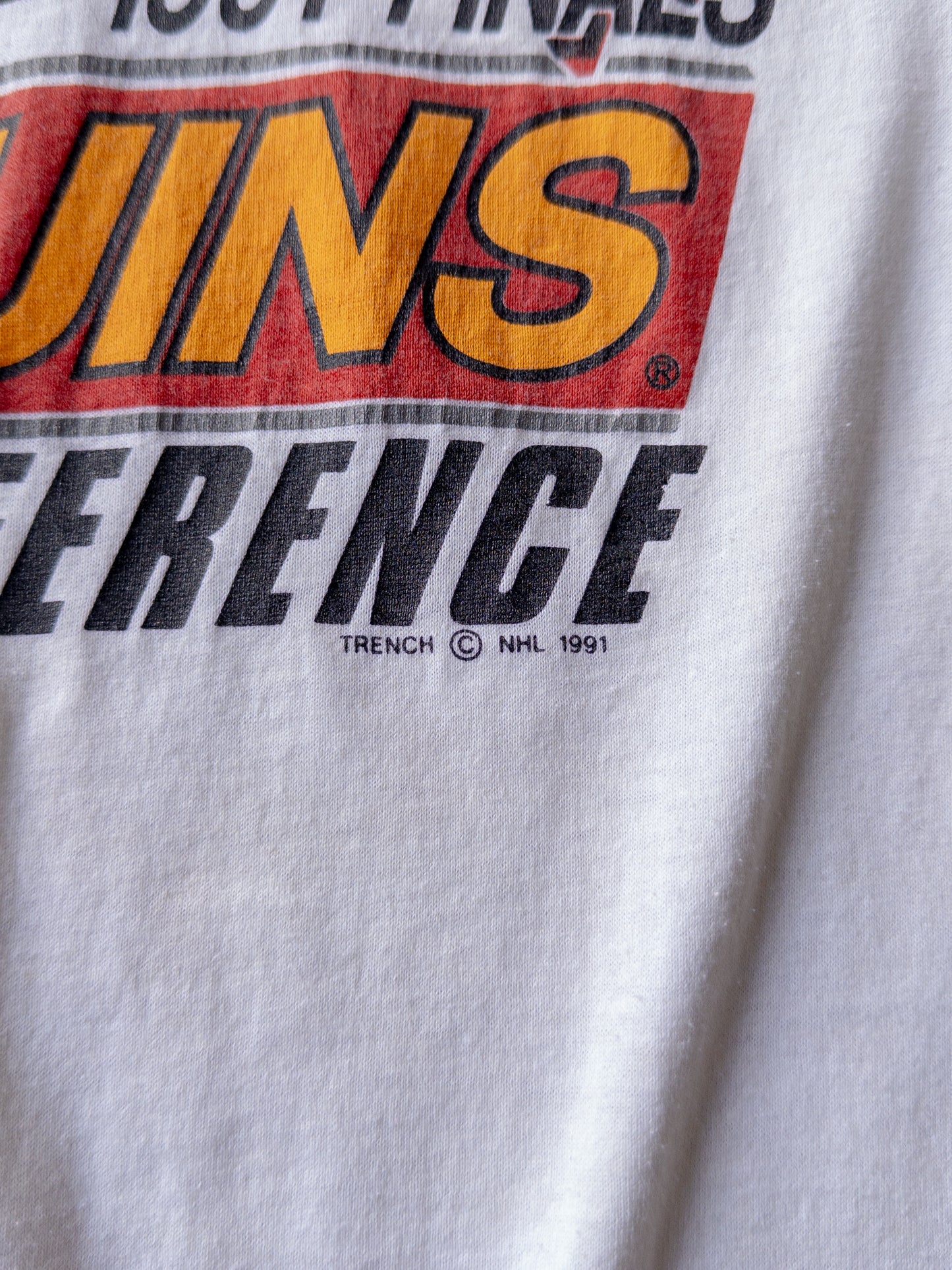 Vintage 90s Pittsburgh Penguins Hockey Tee - XL