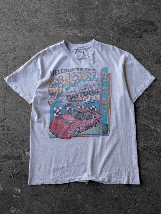 Vintage 90s Daytona 500 Racing Tee - Large