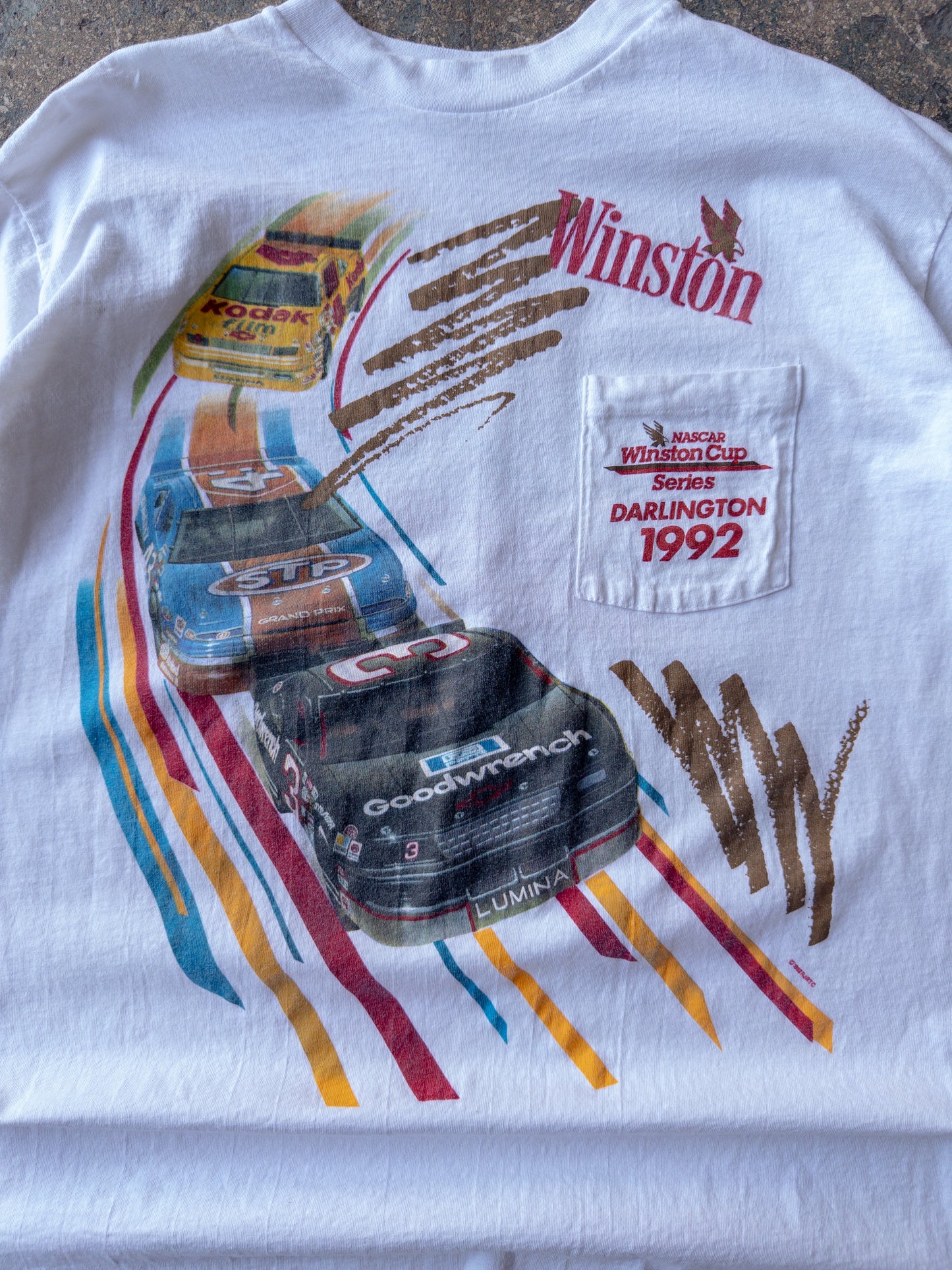 Vintage 90s Winston Cup Racing Long Sleeve Tee - XL