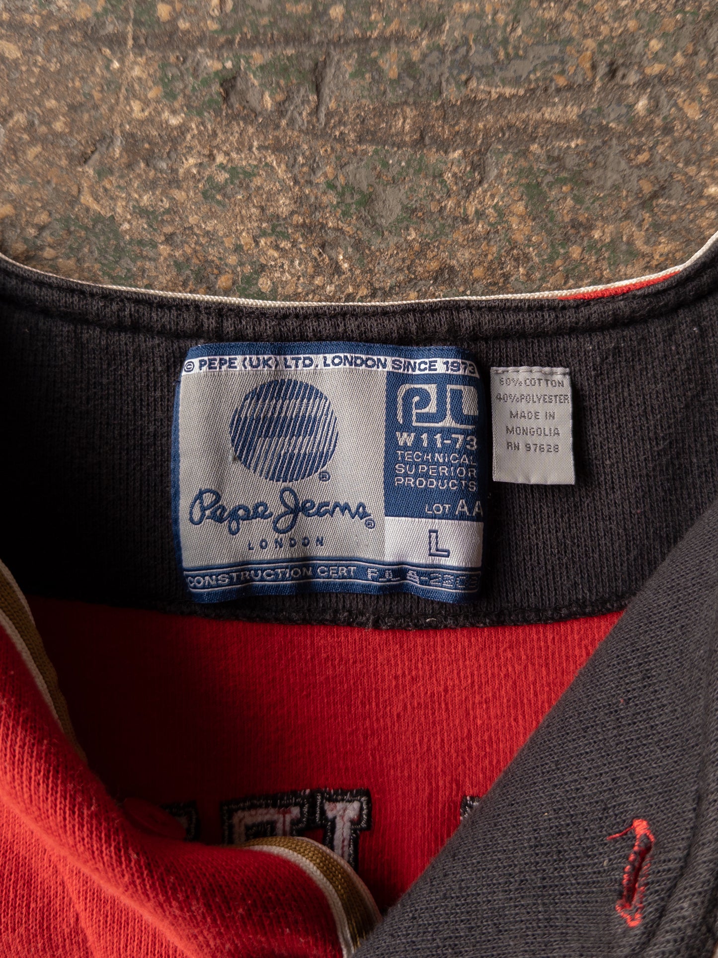 Vintage 2000s Pepe Jeans Embroidered Baseball Jersey - Large