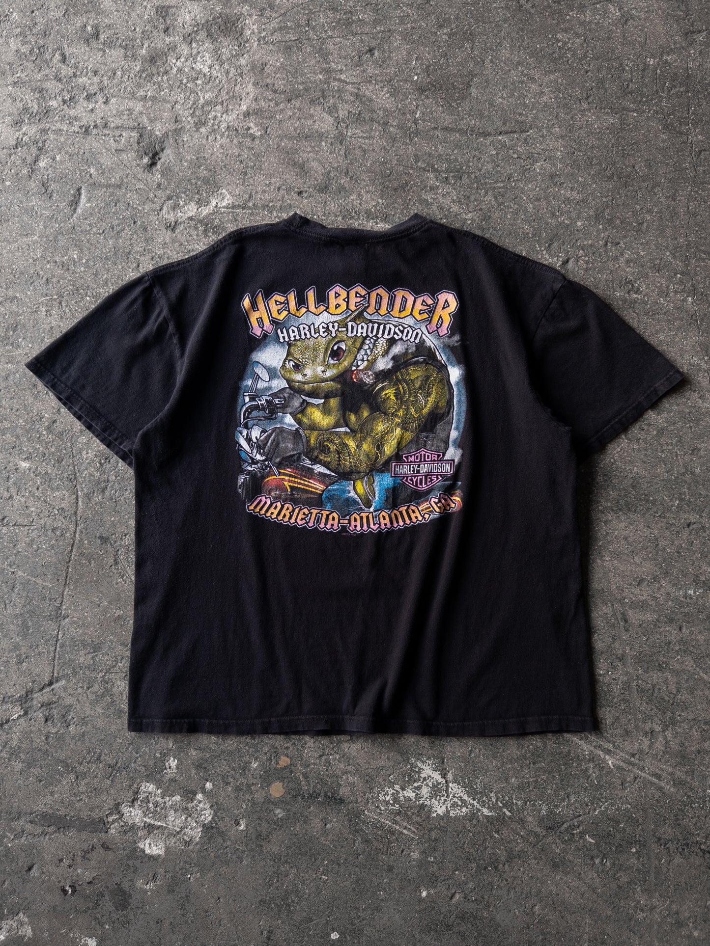 Vintage 2000s Harley Davidson Hell Bender Tee - XXL