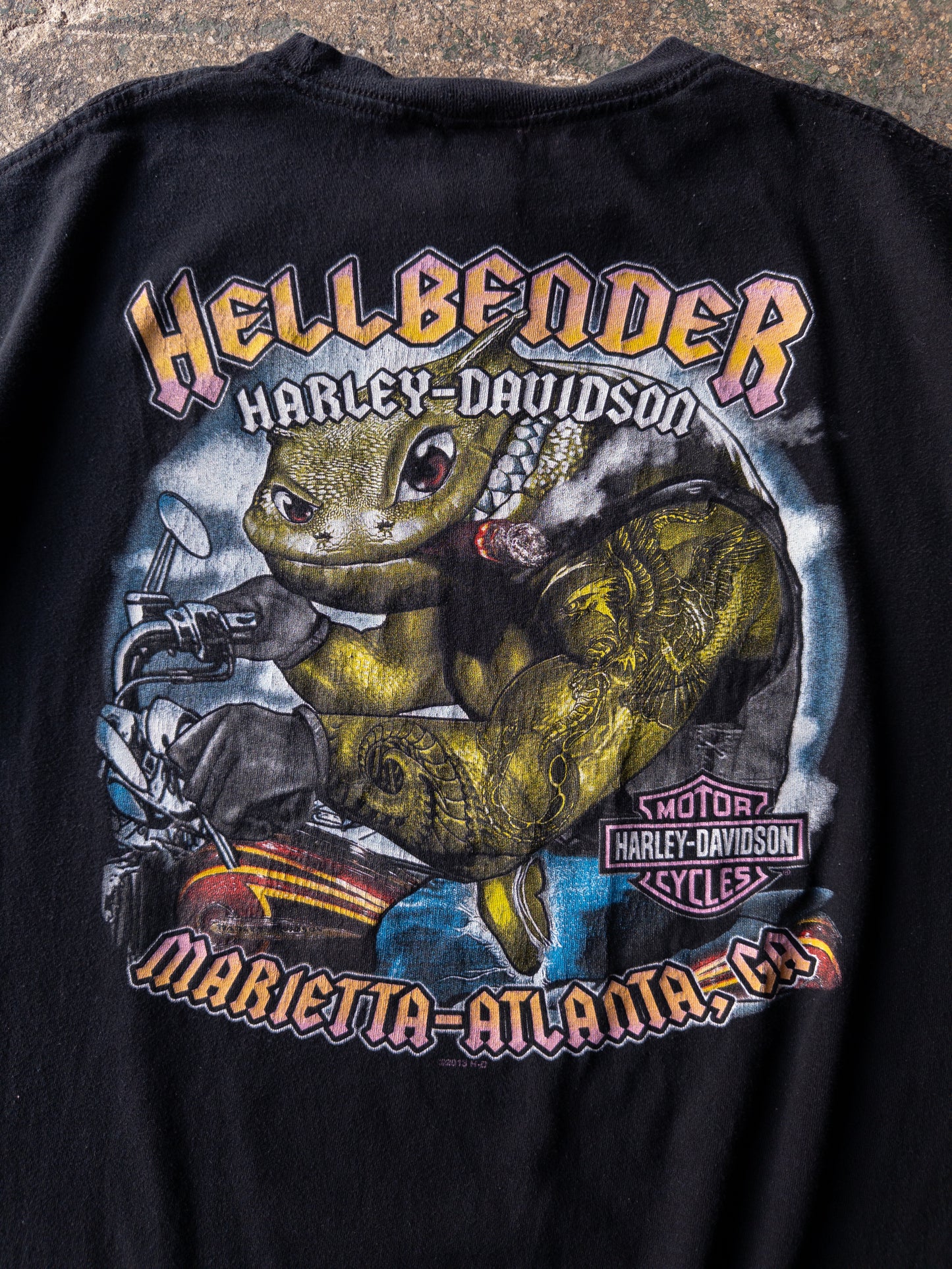 Vintage 2000s Harley Davidson Hell Bender Tee - XXL