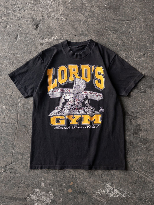 Vintage 90s Lord's Gym Jesus Tee - Large
