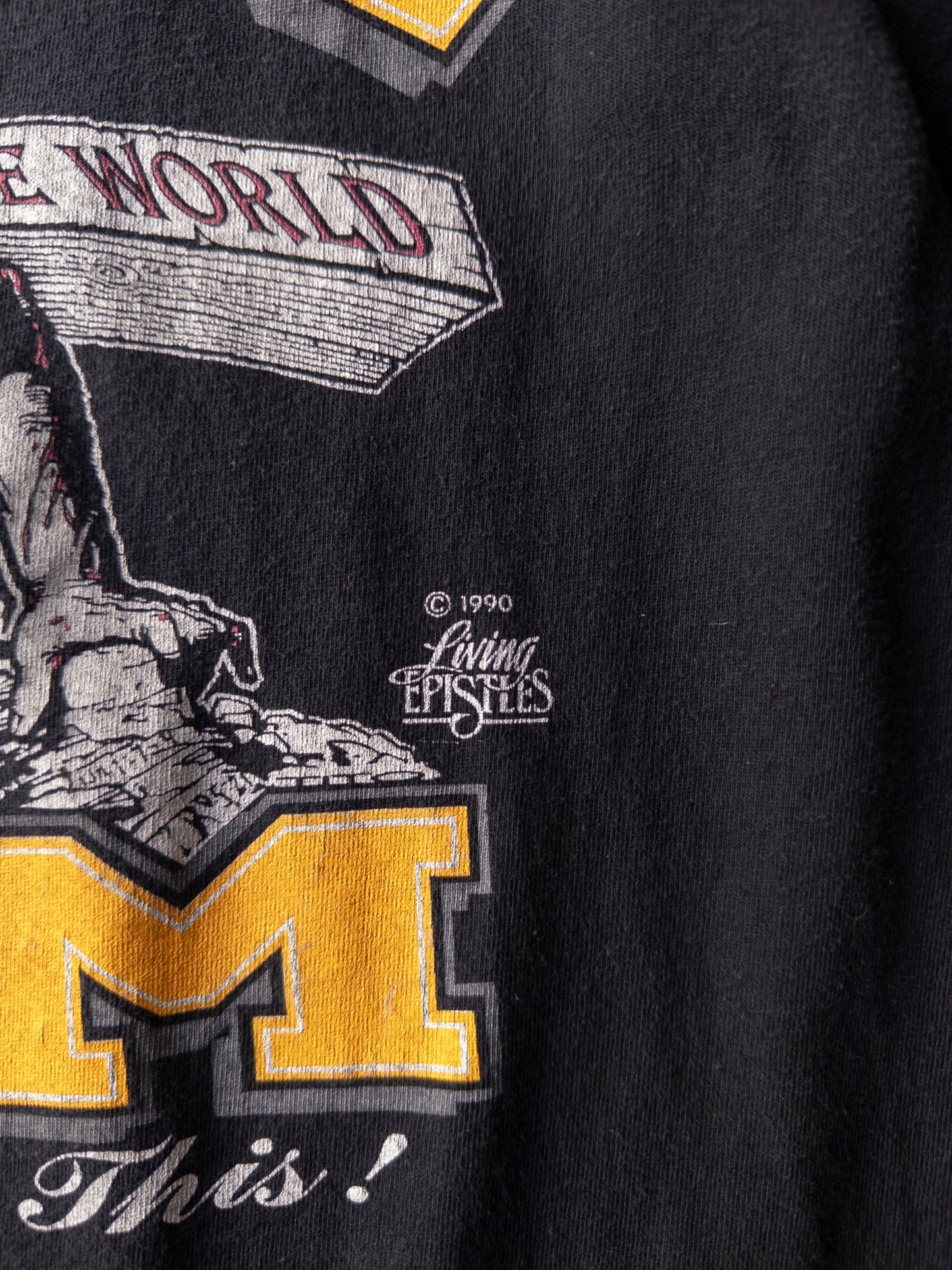 Vintage 90s Lord's Gym Jesus Tee - Large