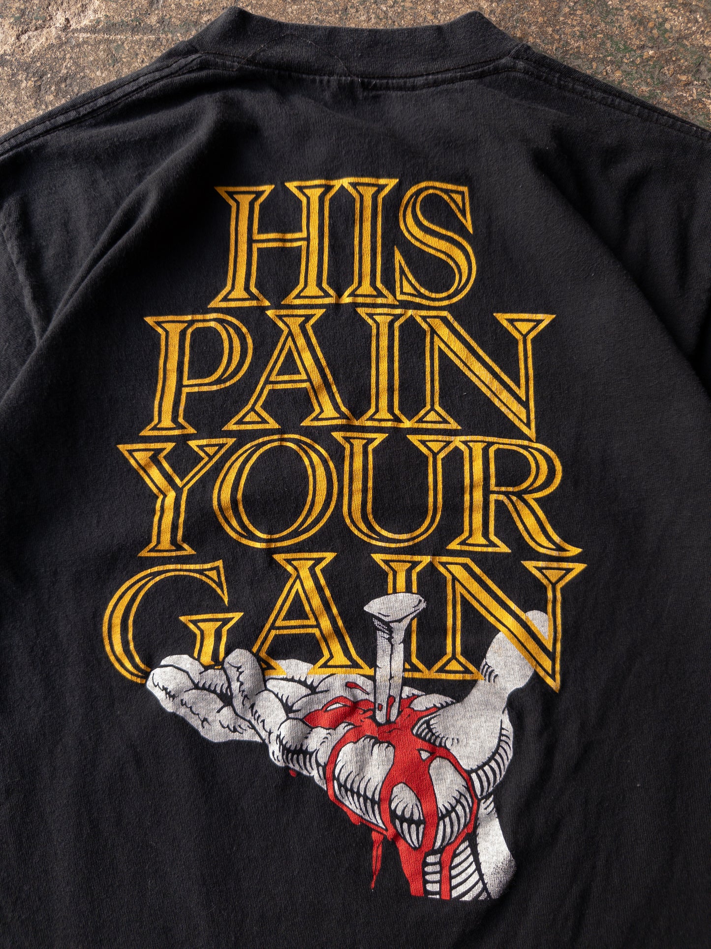 Vintage 90s Lord's Gym Jesus Tee - Large