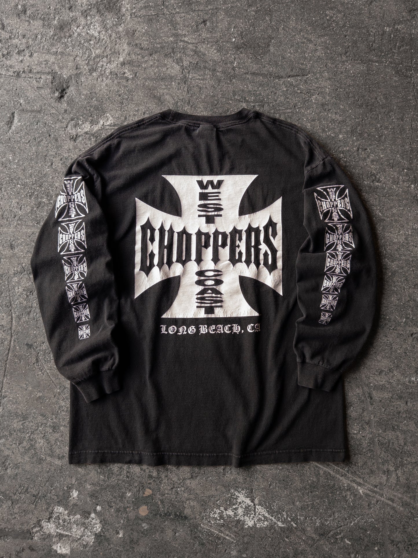 Vintage West Coast Choppers Black Long Sleeve Tee - XL