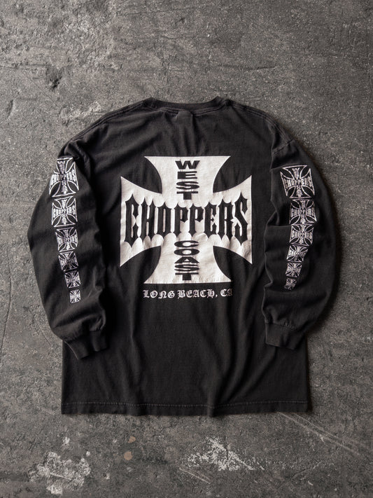 Vintage West Coast Choppers Black Long Sleeve Tee - XL