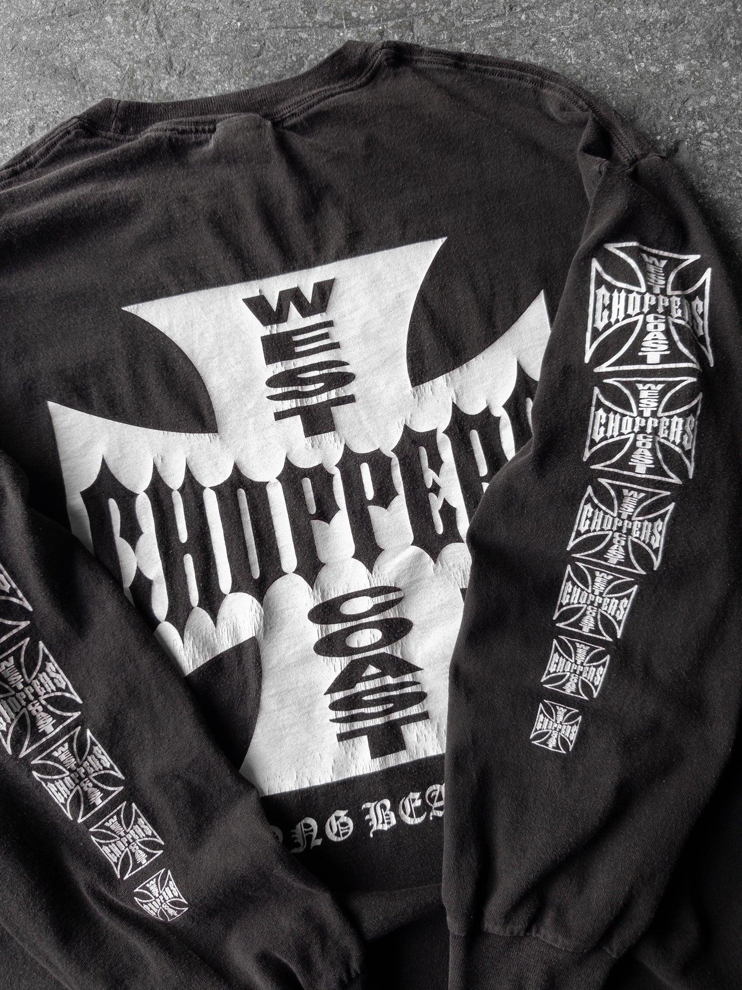 Vintage West Coast Choppers Black Long Sleeve Tee - XL