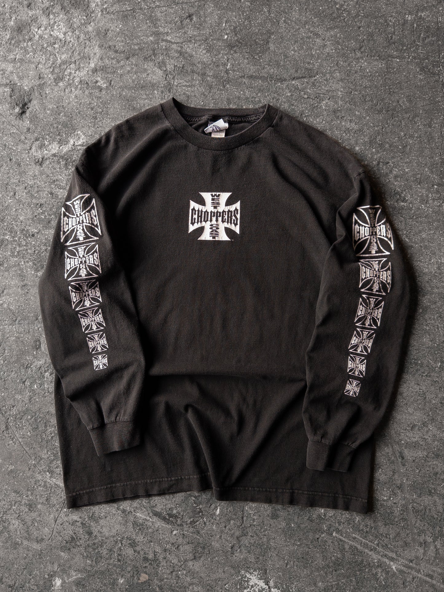 Vintage West Coast Choppers Black Long Sleeve Tee - XL