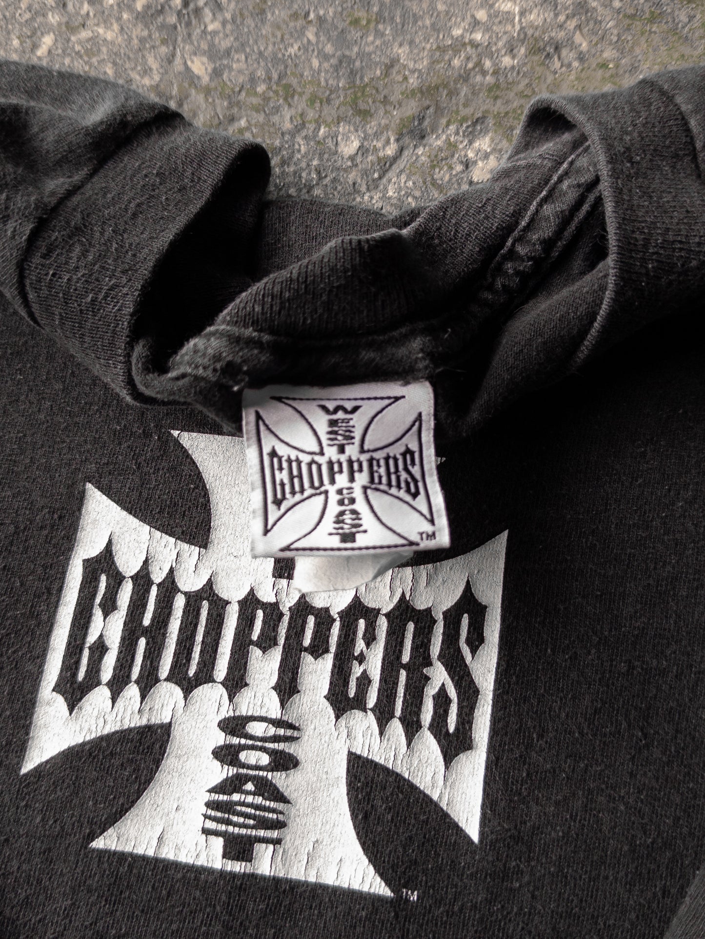 Vintage West Coast Choppers Black Long Sleeve Tee - XL