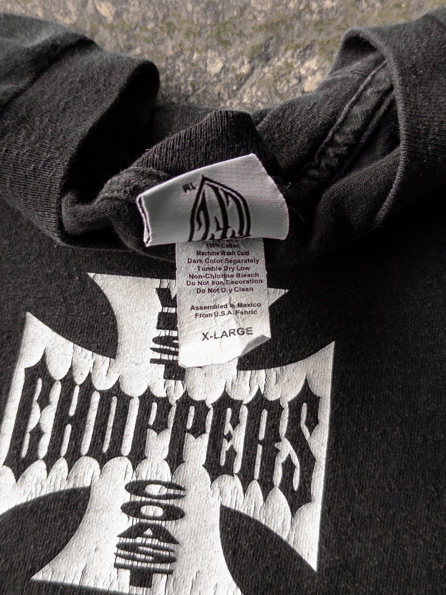 Vintage West Coast Choppers Black Long Sleeve Tee - XL