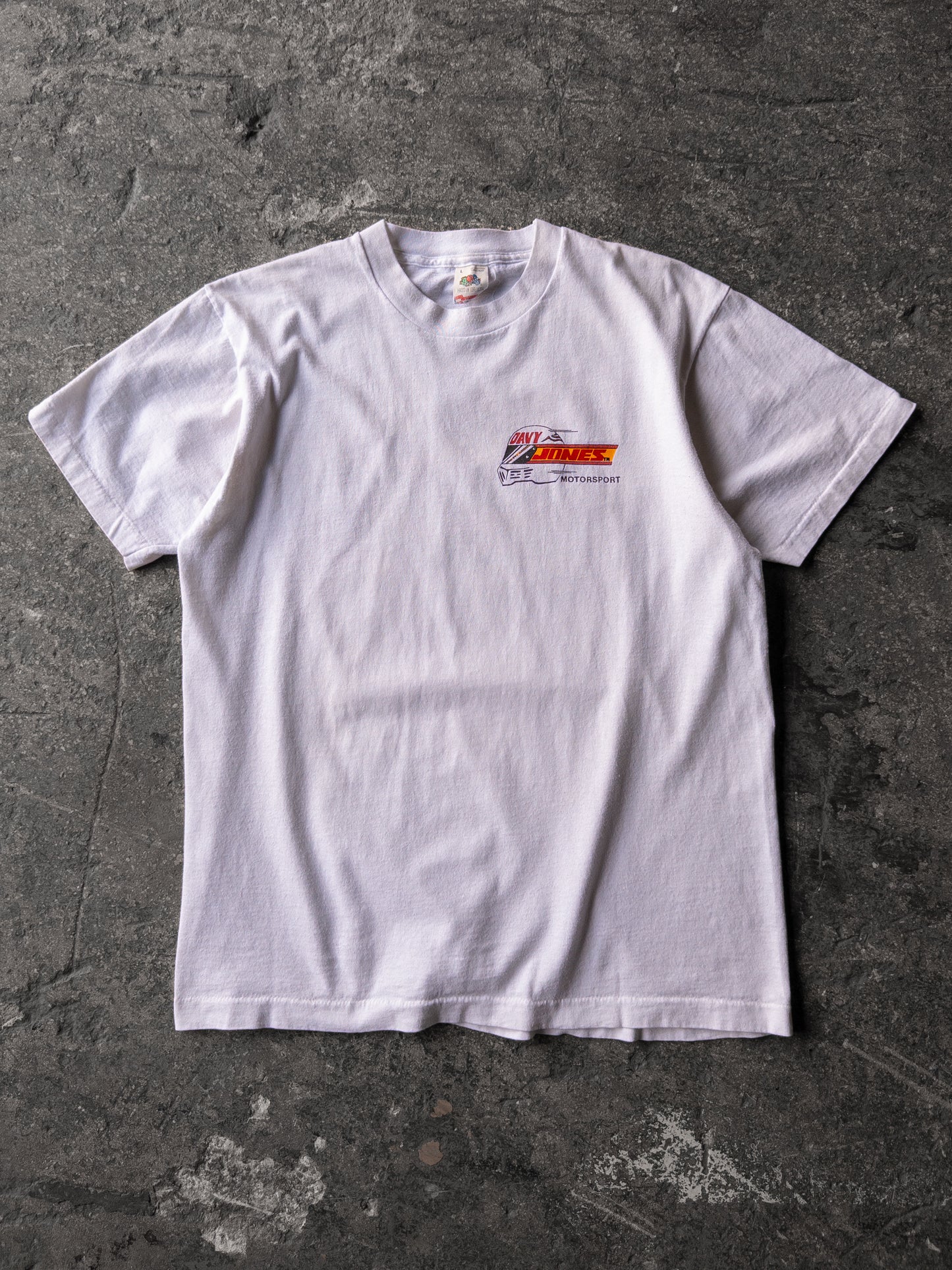 Vintage 90s Davy Jones Motorsports Racing Tee - Large