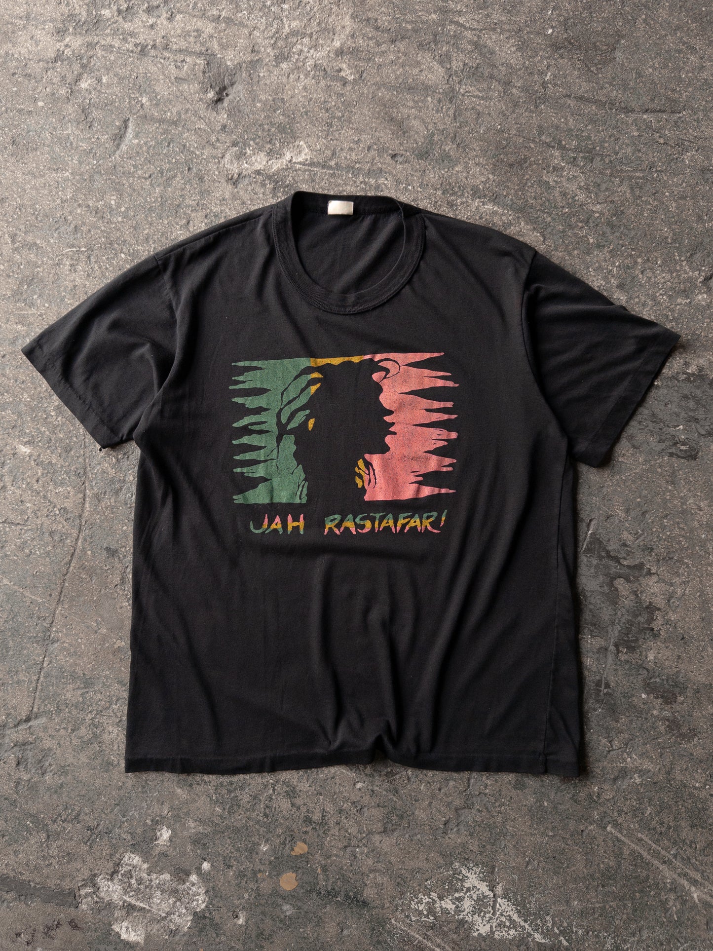 Vintage 90s Jah Rastafari Tee - Large
