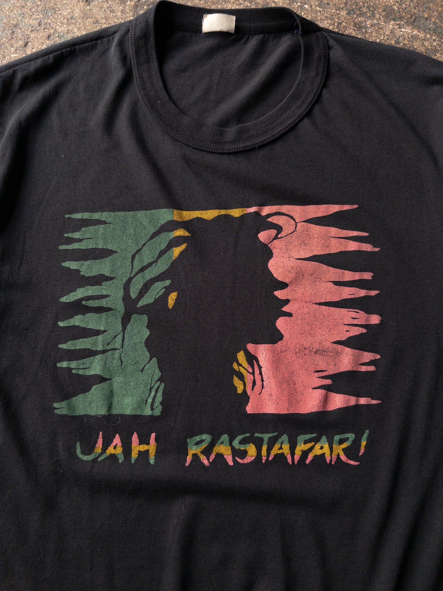 Vintage 90s Jah Rastafari Tee - Large