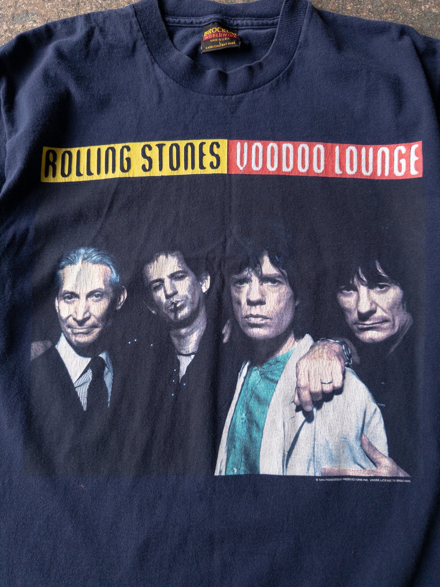 Vintage 90s Rolling Stones Voodoo Lounge Band Tee - Large
