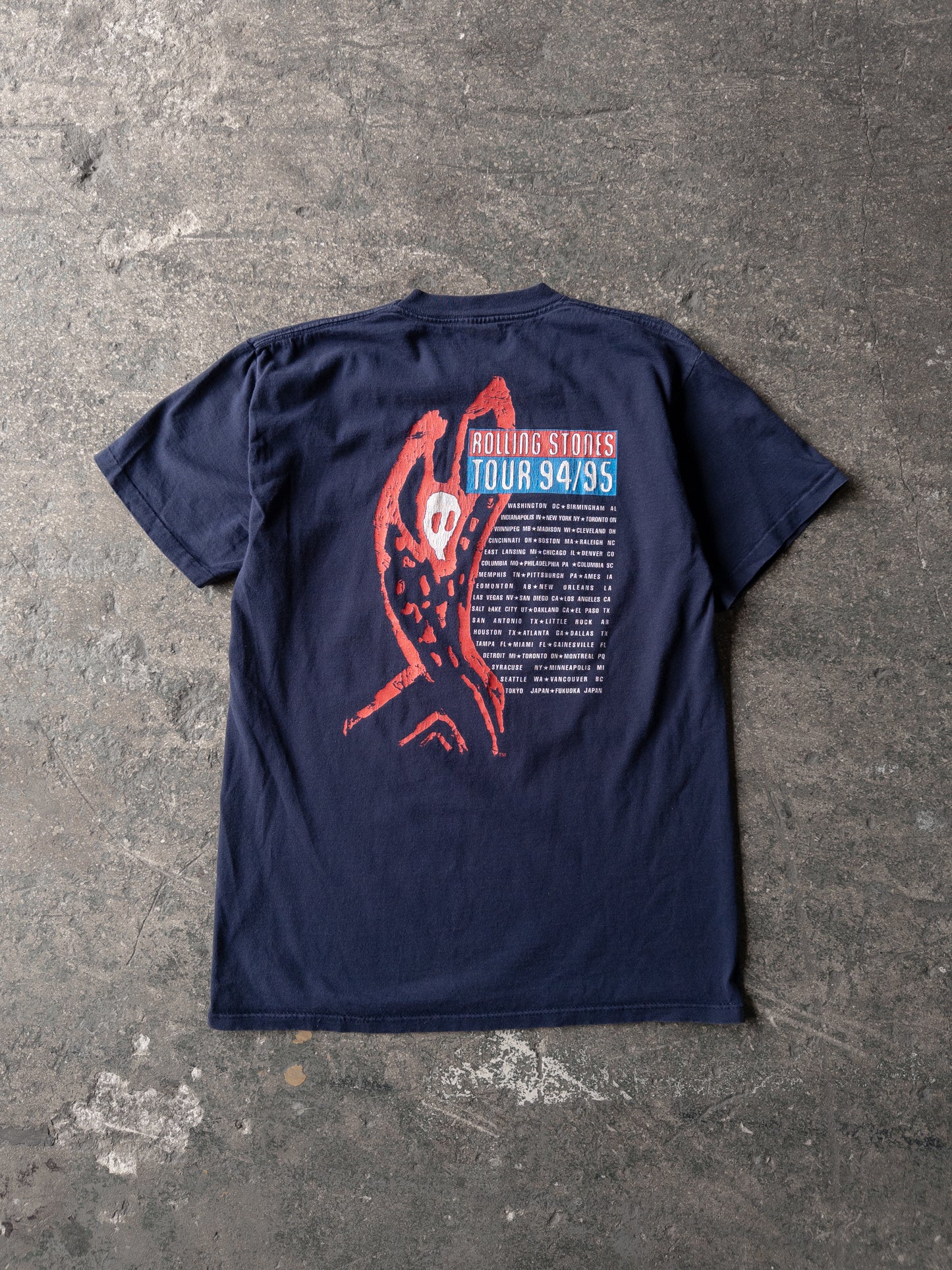 Vintage 90s Rolling Stones Voodoo Lounge Band Tee - Large