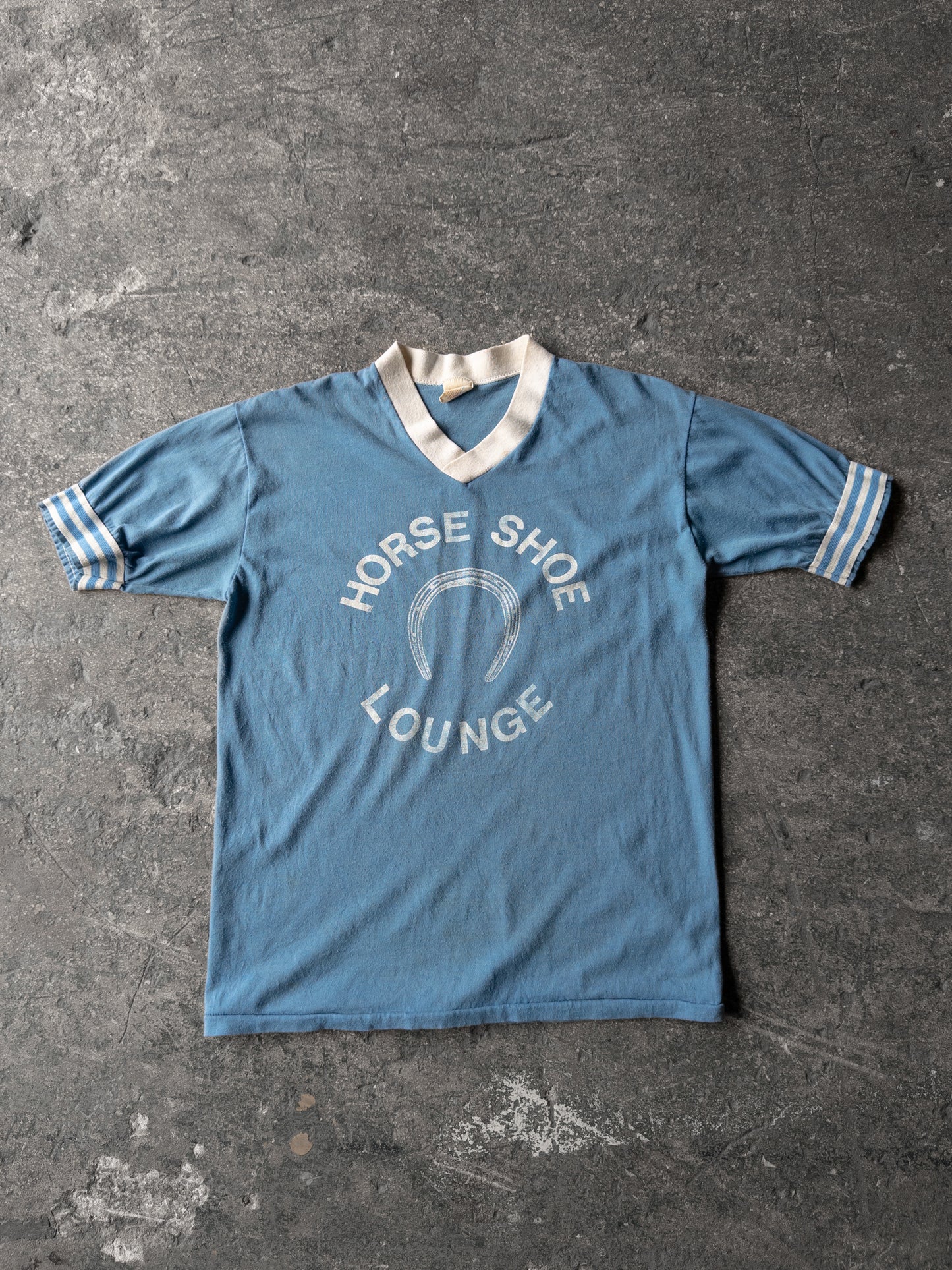 Vintage 80s Horse Shoe Lounge Tee - Large