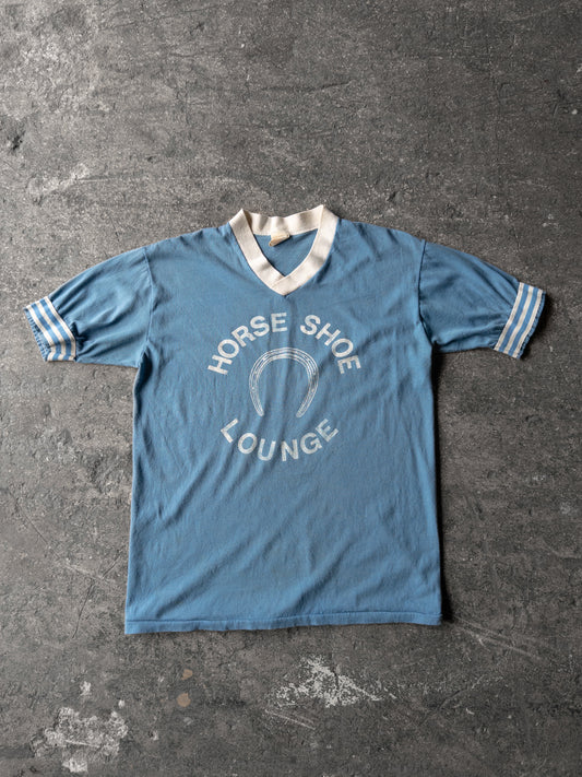 Vintage 80s Horse Shoe Lounge Tee - Large