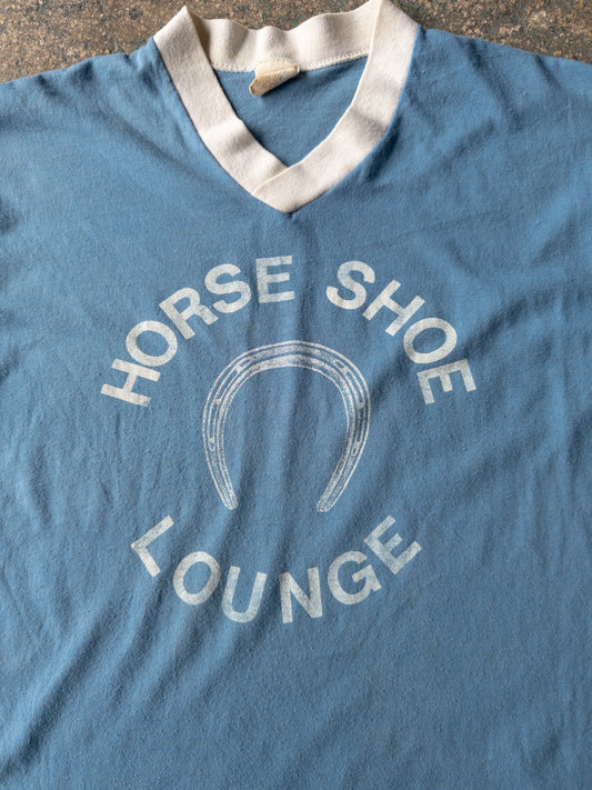 Vintage 80s Horse Shoe Lounge Tee - Large