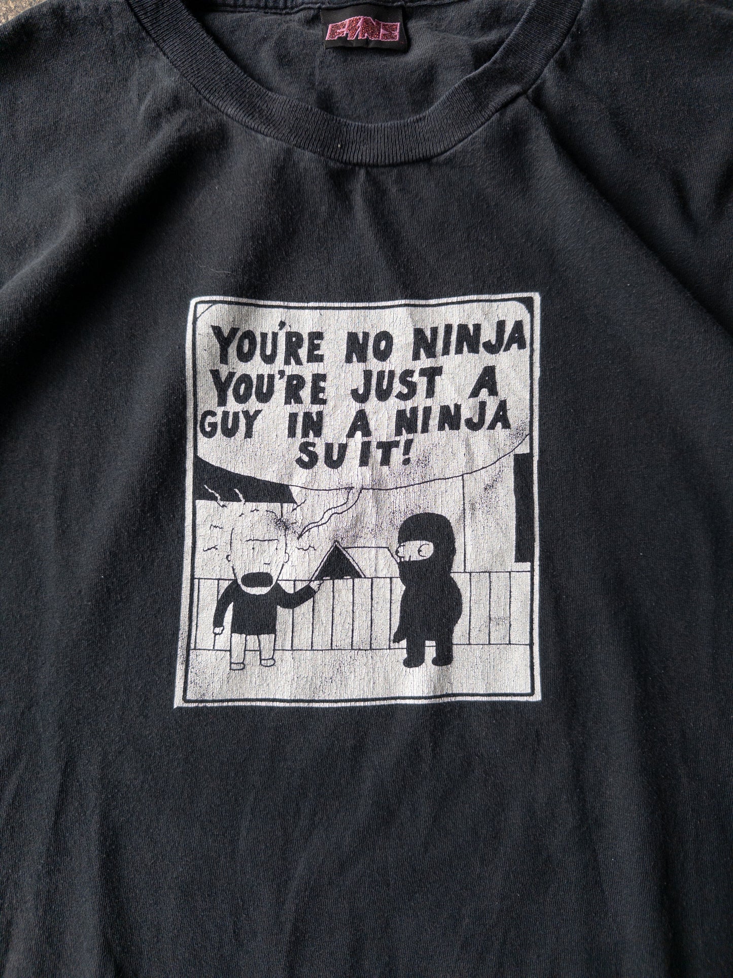 Vintage 90s Ninja Tee - XL