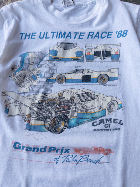 Vintage 80s Grand Prix Camel GT Tee - Medium