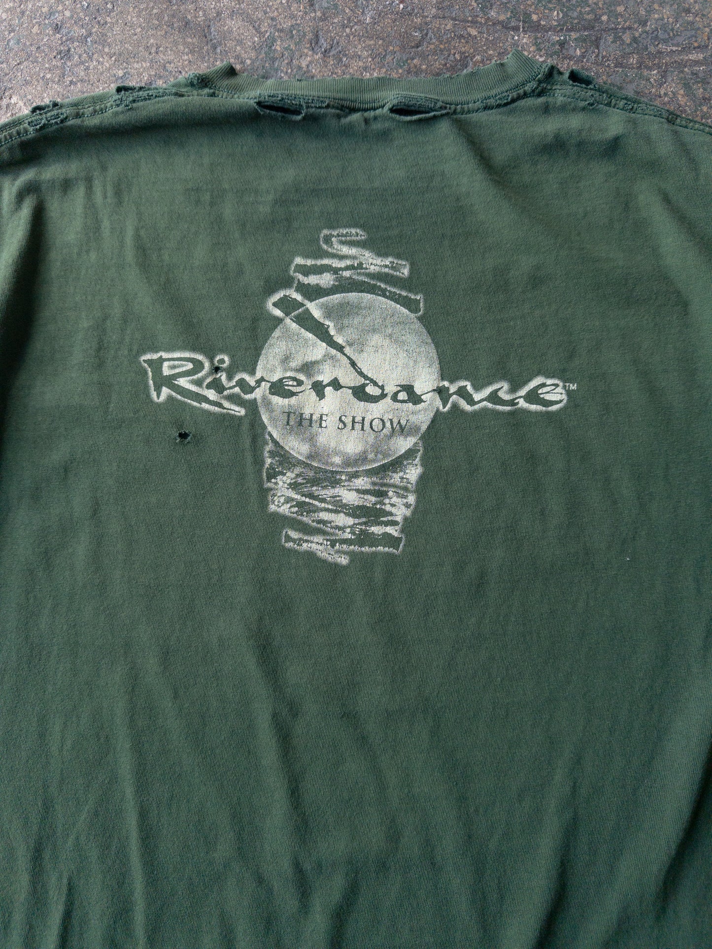 Vintage 90s Riverdance The Show Thrashed Faded Tee - Large