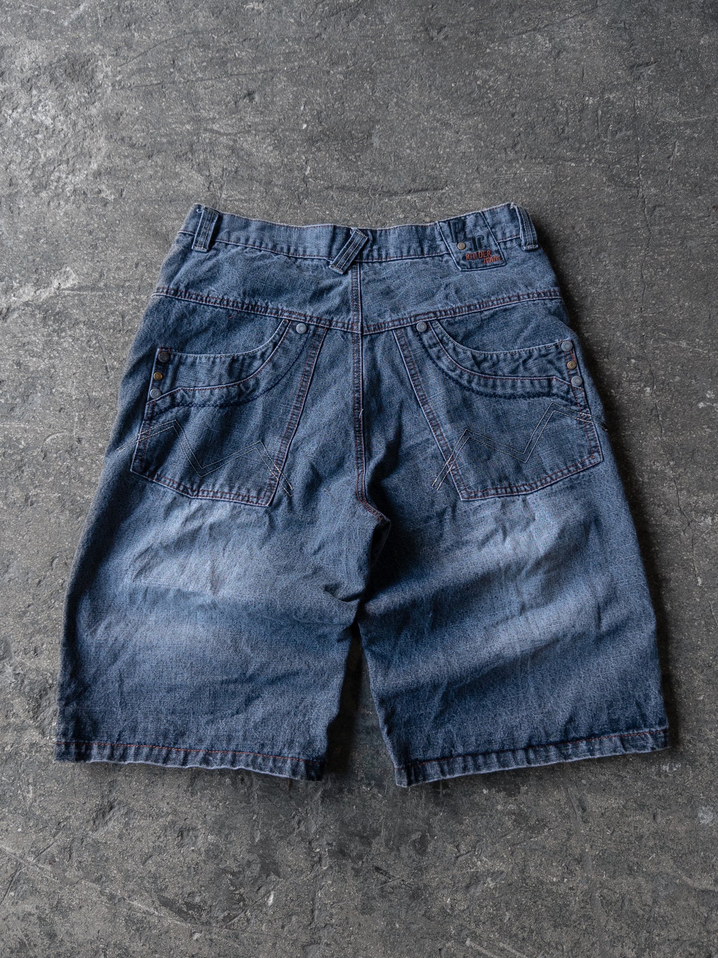 Vintage Raider Jeans Baggy Jorts - 33