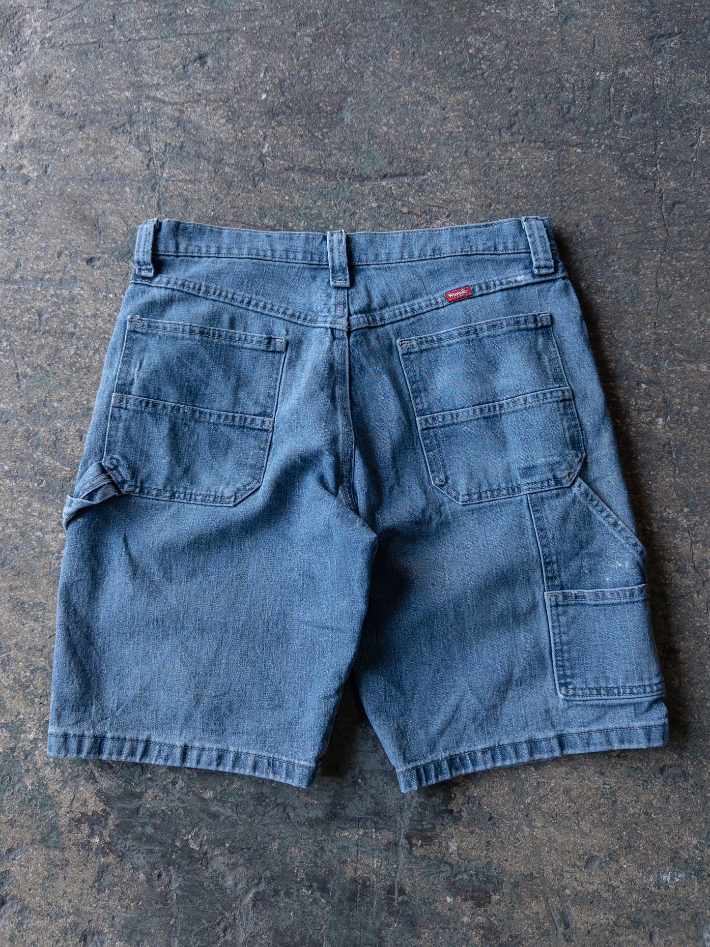 Vintage 2000s Wrangler Paint Thrashed Carpenter Jorts - 32