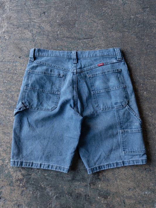 Vintage 2000s Wrangler Paint Thrashed Carpenter Jorts - 32