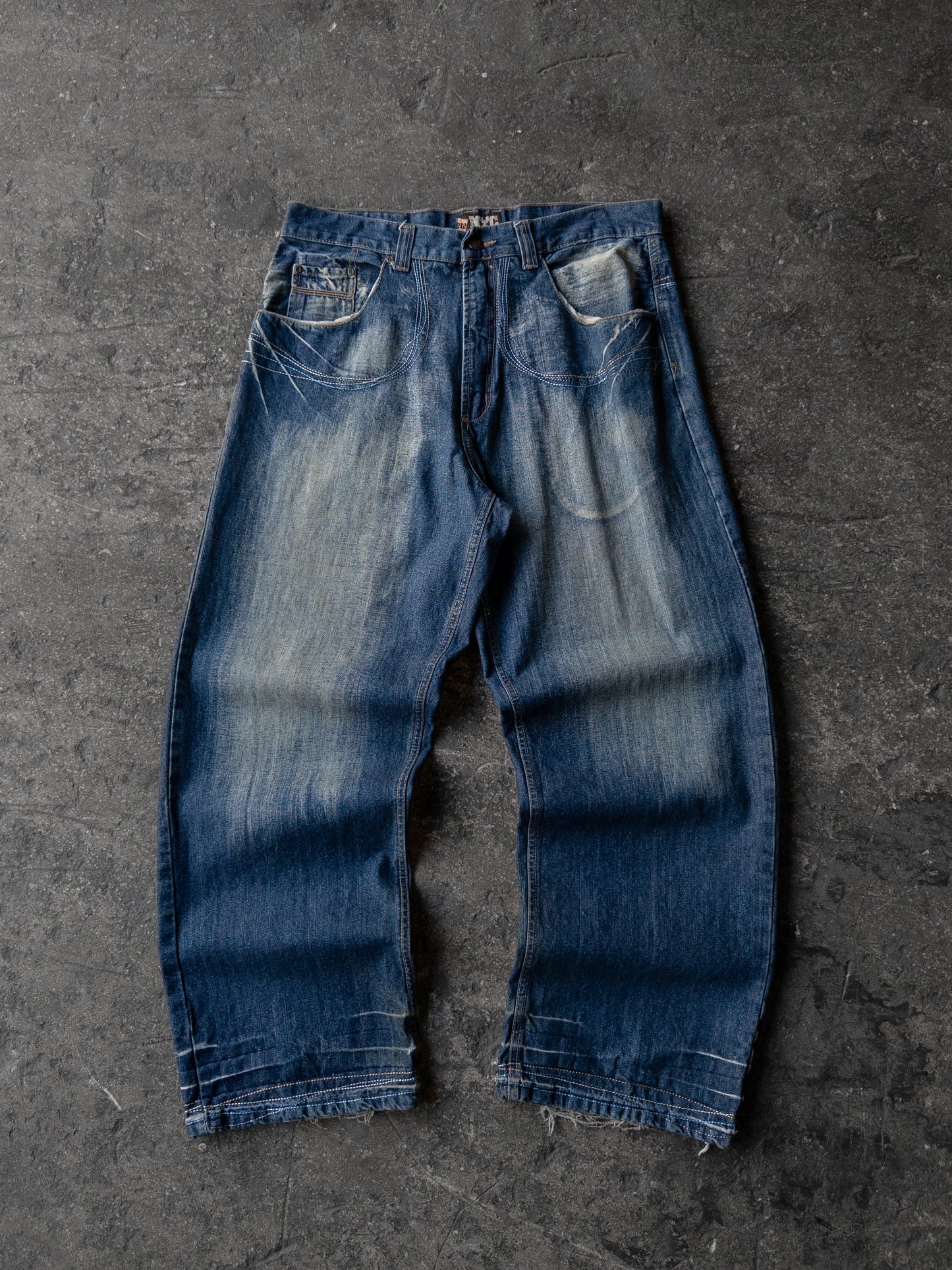 Vintage 2000s NYC Denim Baggy Jeans - 36x32