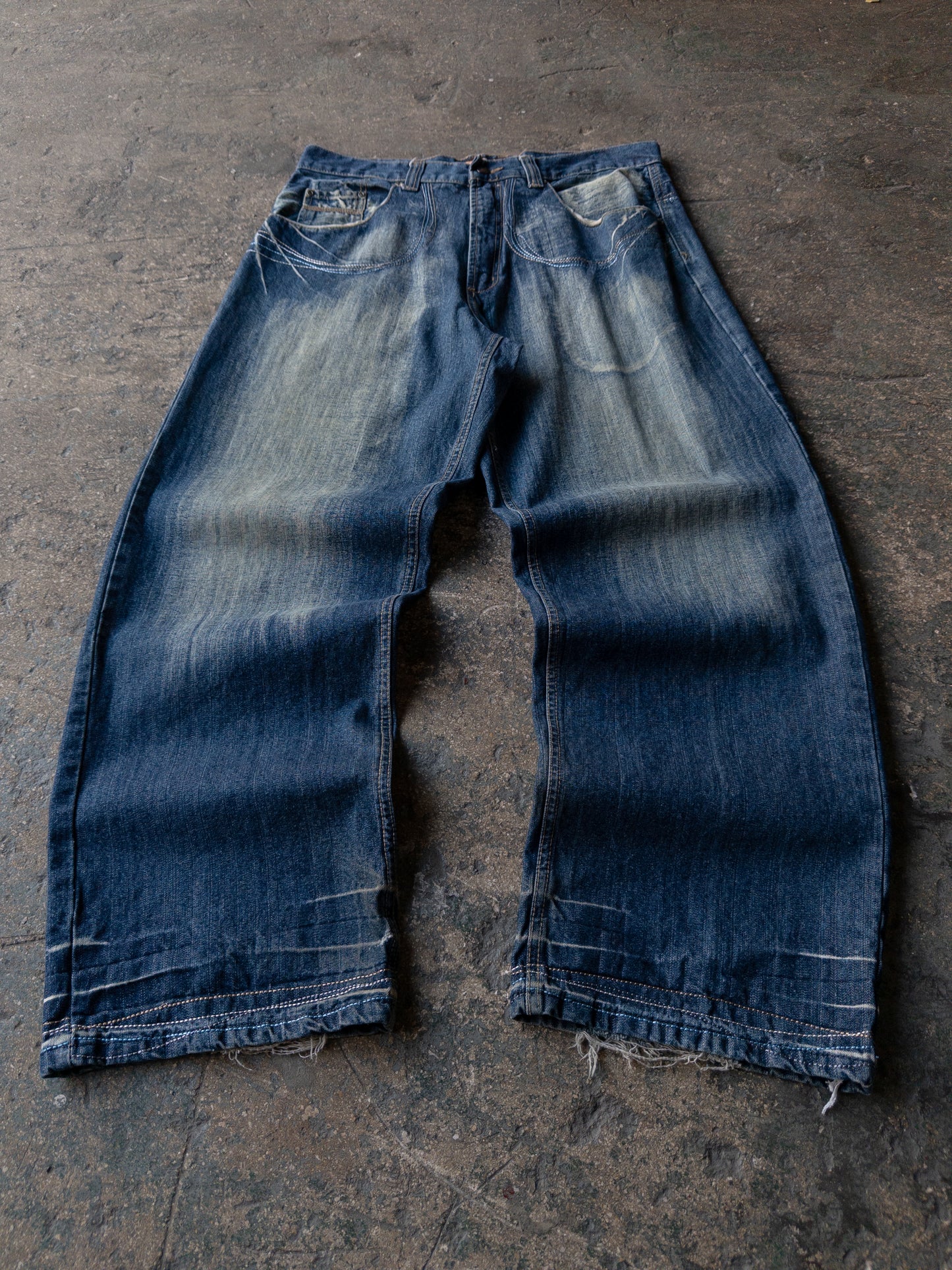 Vintage 2000s NYC Denim Baggy Jeans - 36x32