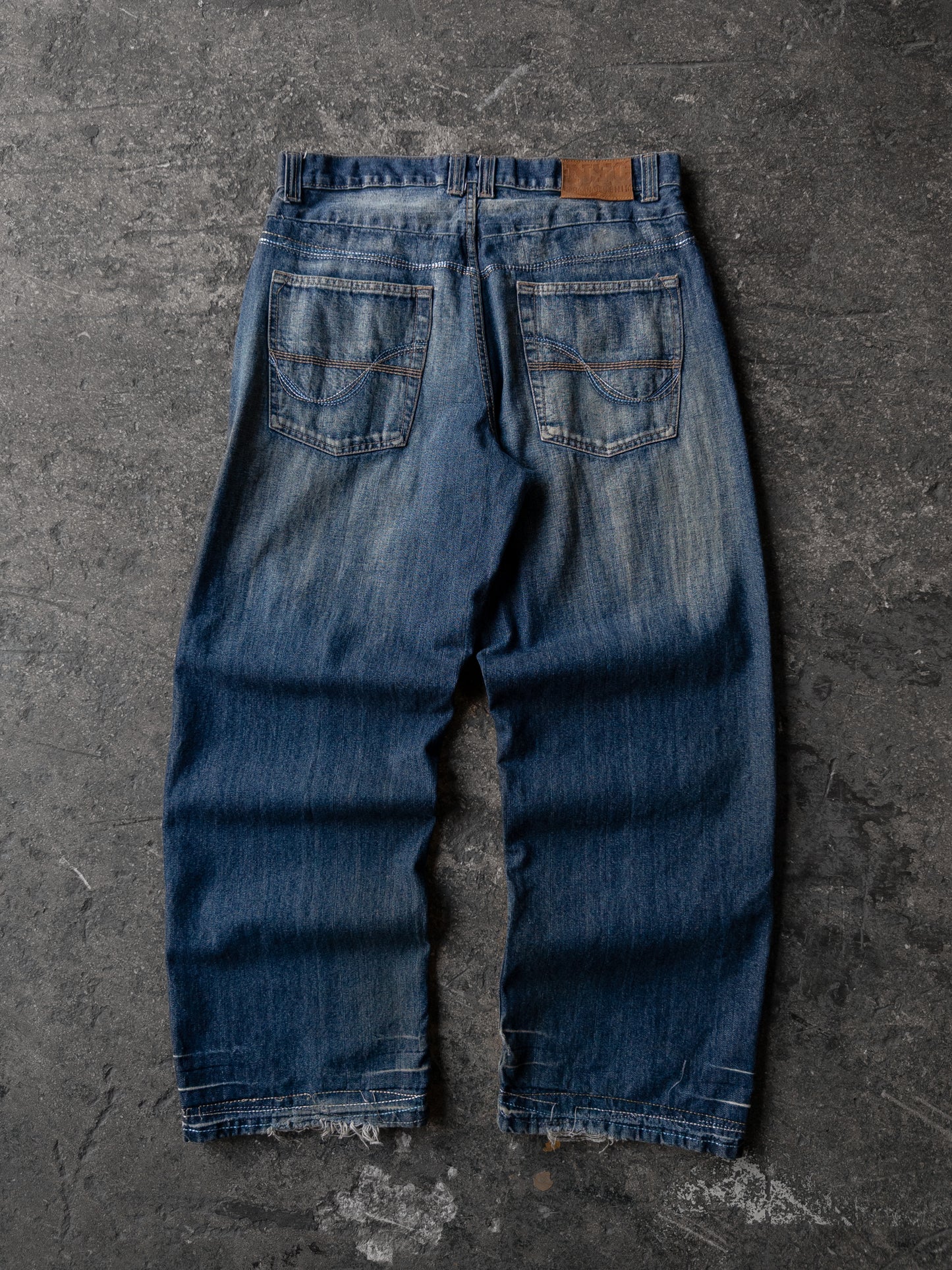 Vintage 2000s NYC Denim Baggy Jeans - 36x32