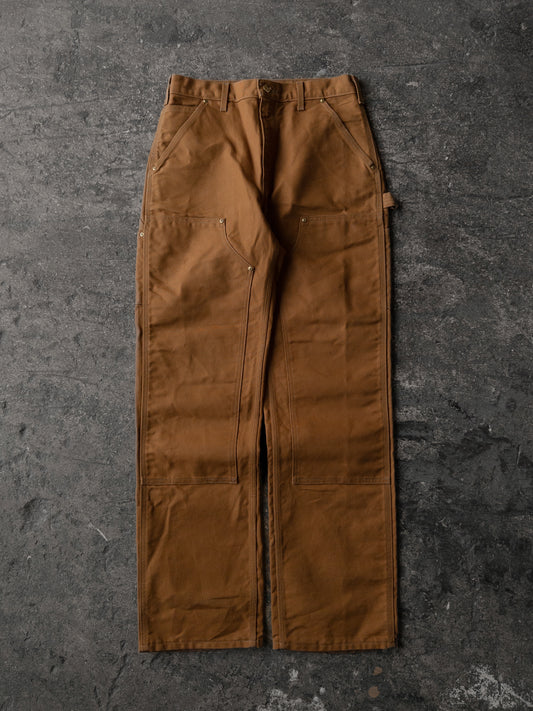 Carhartt Made In USA Tan Double Knee Carpenter Pants - 31x32