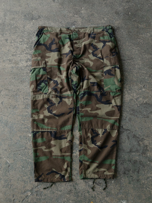 Vintage Military Camo Cargo Pants - XL