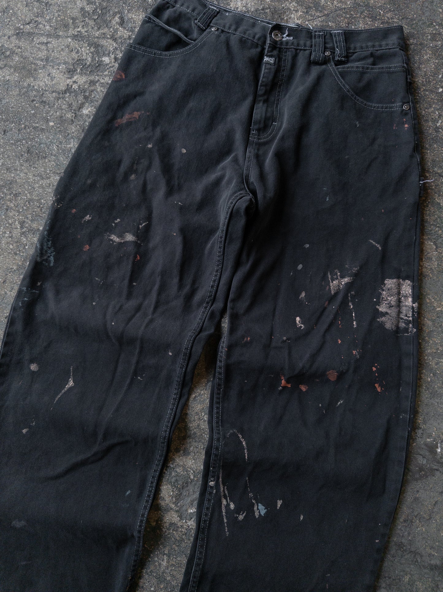 Vintage 2000s Paco Distressed Paint Thrashed Pants - 18Hx30