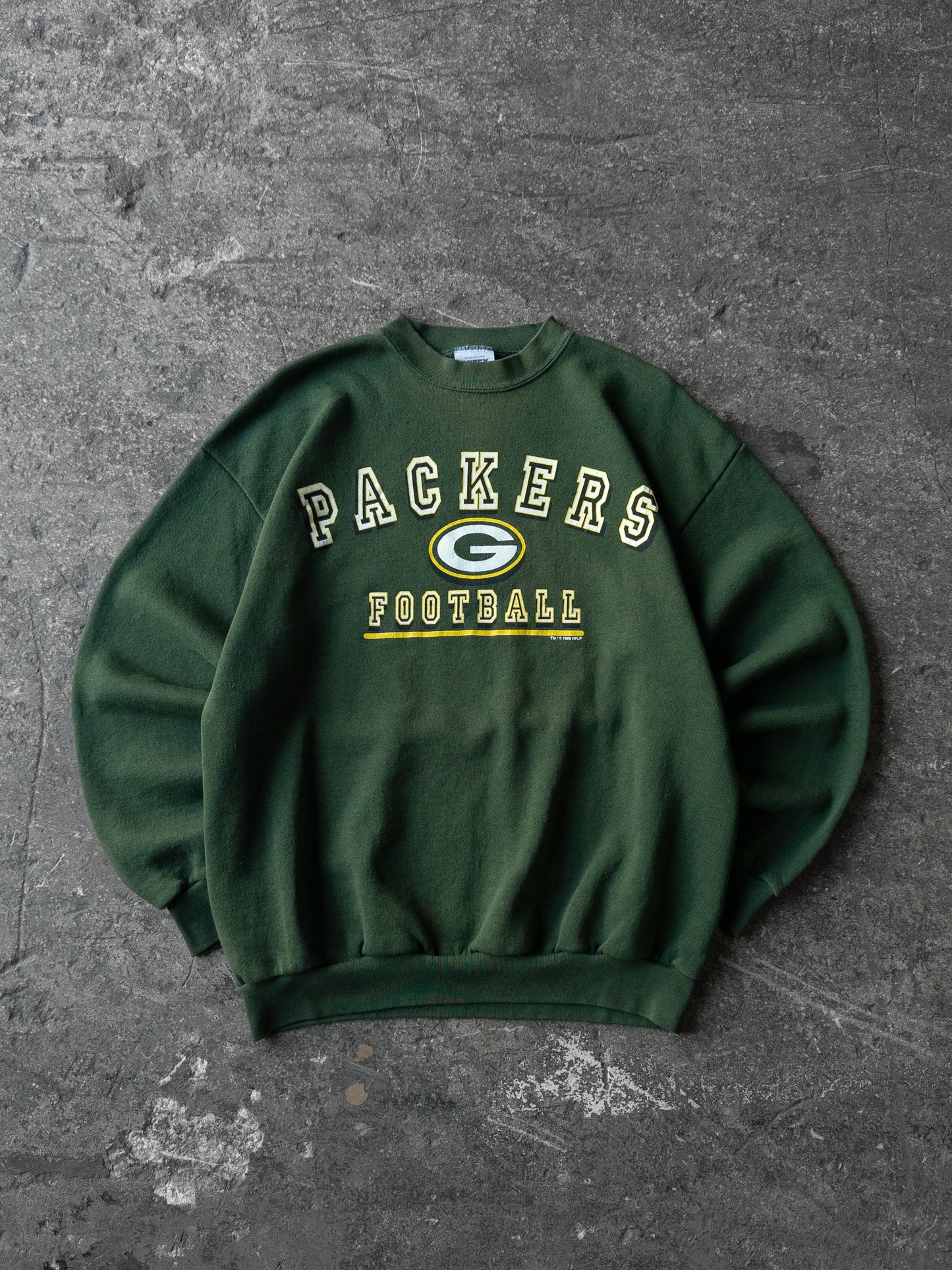 Vintage 90s Green Bay Packers Football Crewneck - Large
