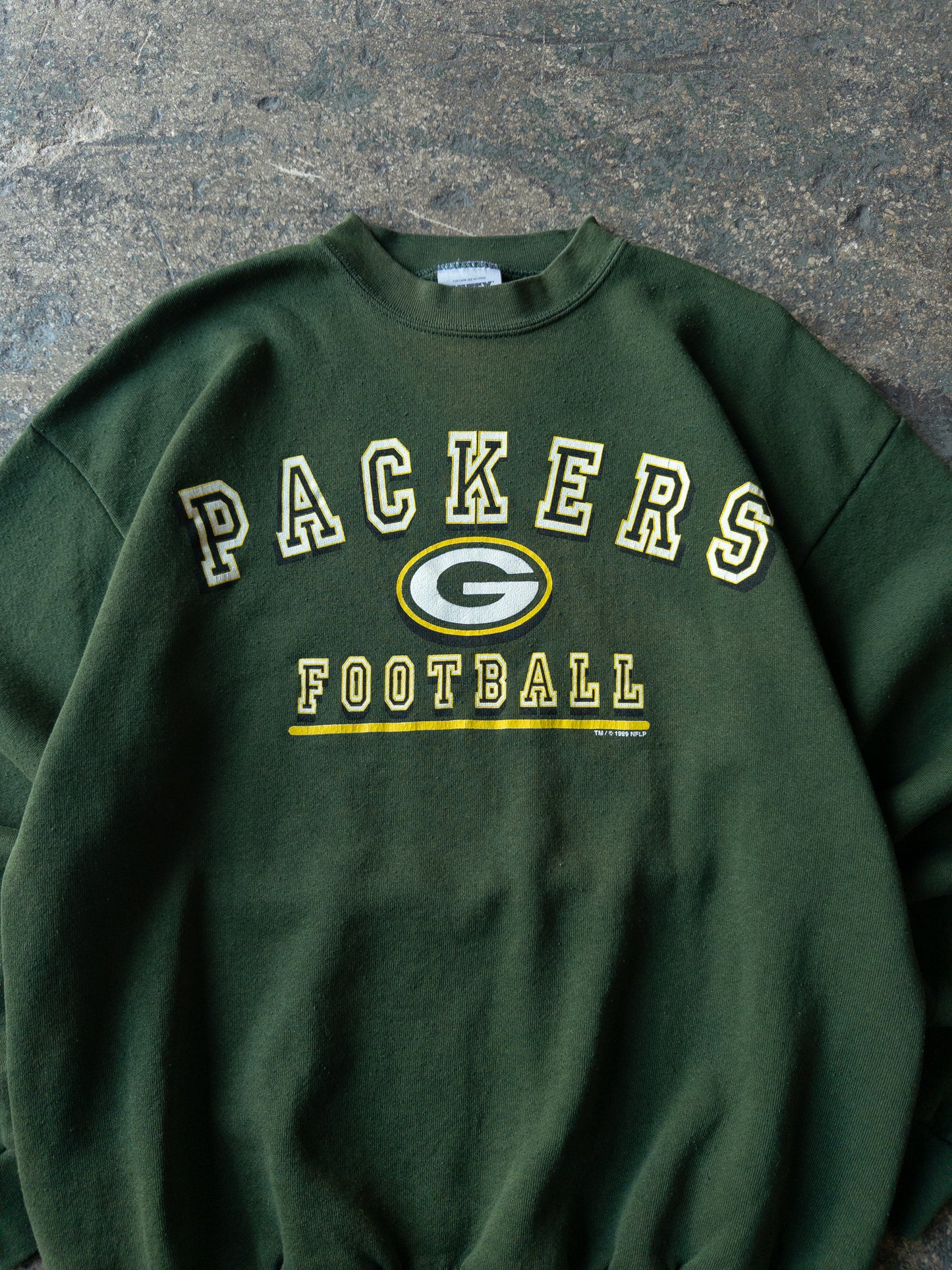 Vintage 90s Green Bay Packers Football Crewneck - Large
