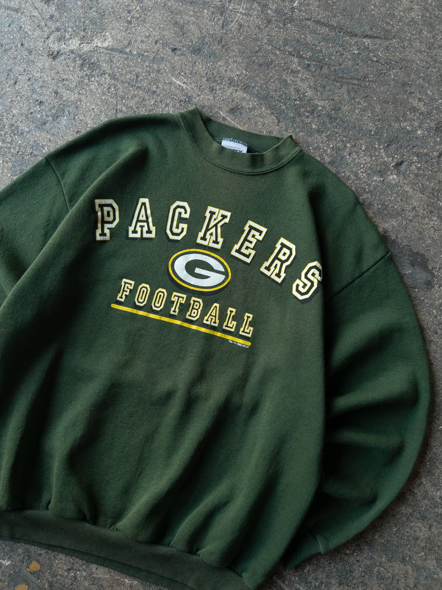 Vintage 90s Green Bay Packers Football Crewneck - Large