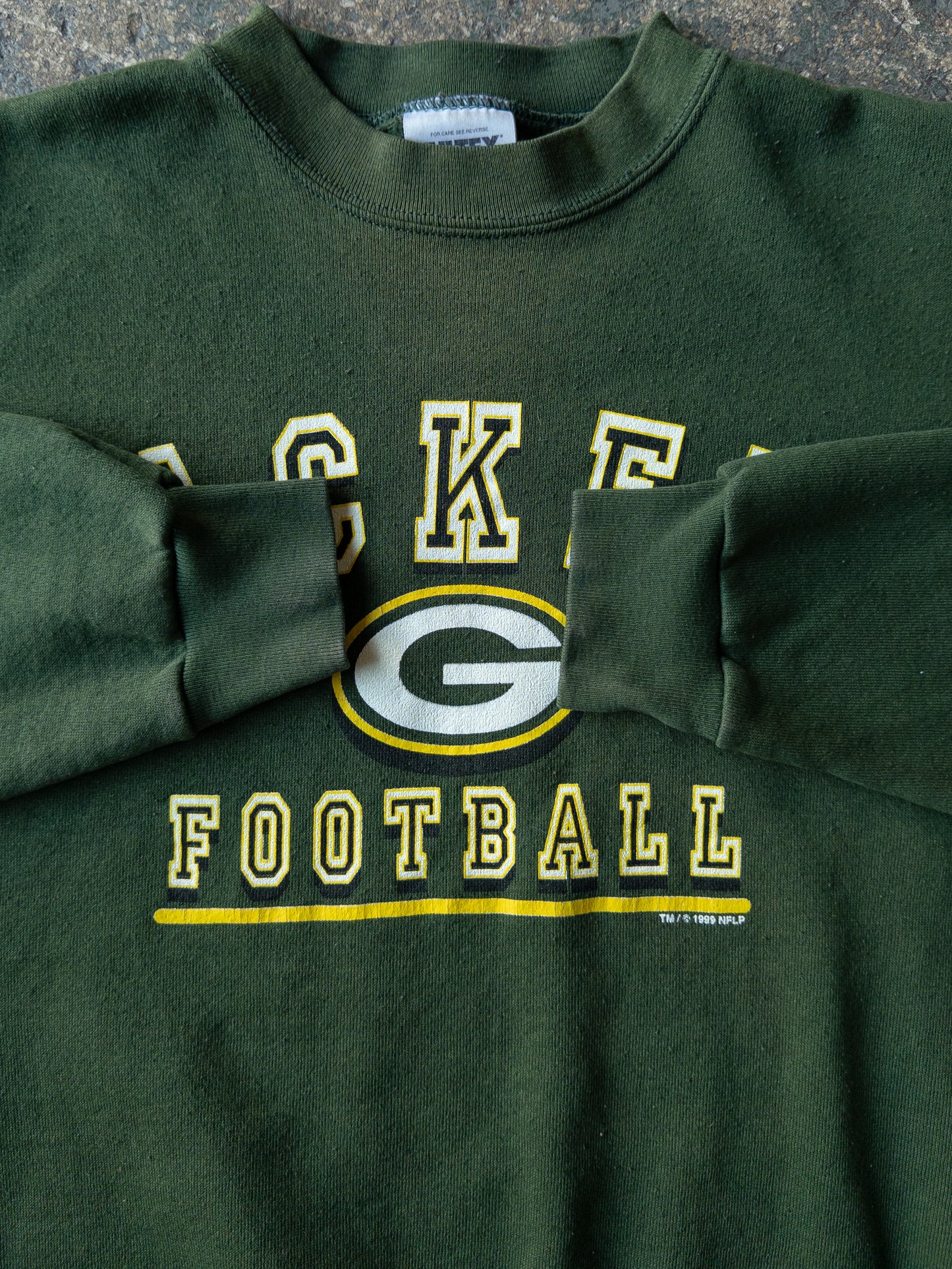 Vintage 90s Green Bay Packers Football Crewneck - Large