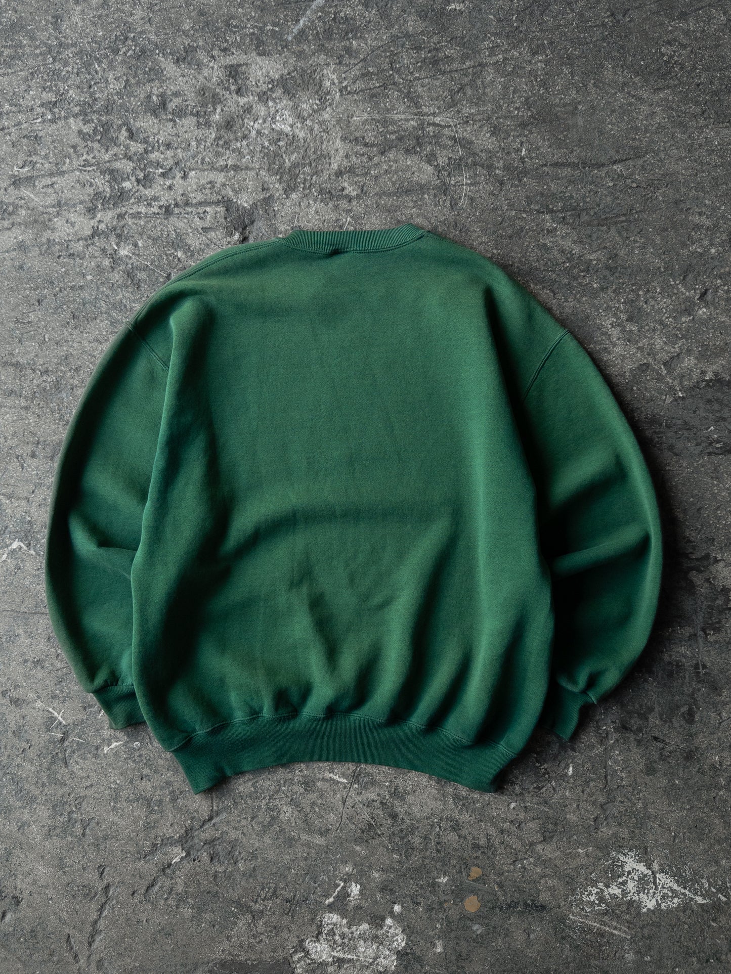 Vintage 90s Russell Athletic Faded Green Crewneck - XL