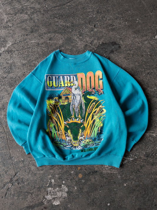Vintage 90s Guard Dog Florida Swamp Crewneck - Large