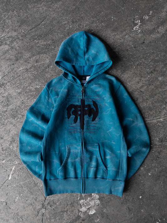 Vintage 2000s Not Of This World Zip Up Hoodie - Large