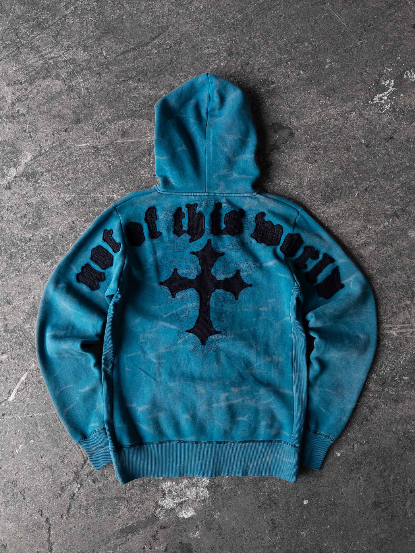 Vintage 2000s Not Of This World Zip Up Hoodie - Large