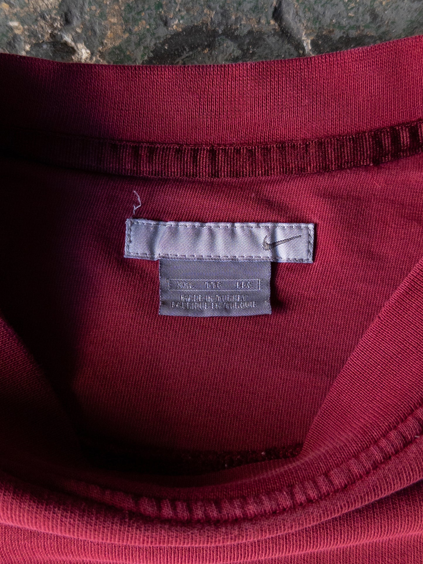 Vintage 2000s Nike Burgundy Crewneck - XXL