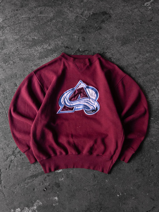 Vintage 90s Colorado Avalanche Hockey Crewneck - Medium
