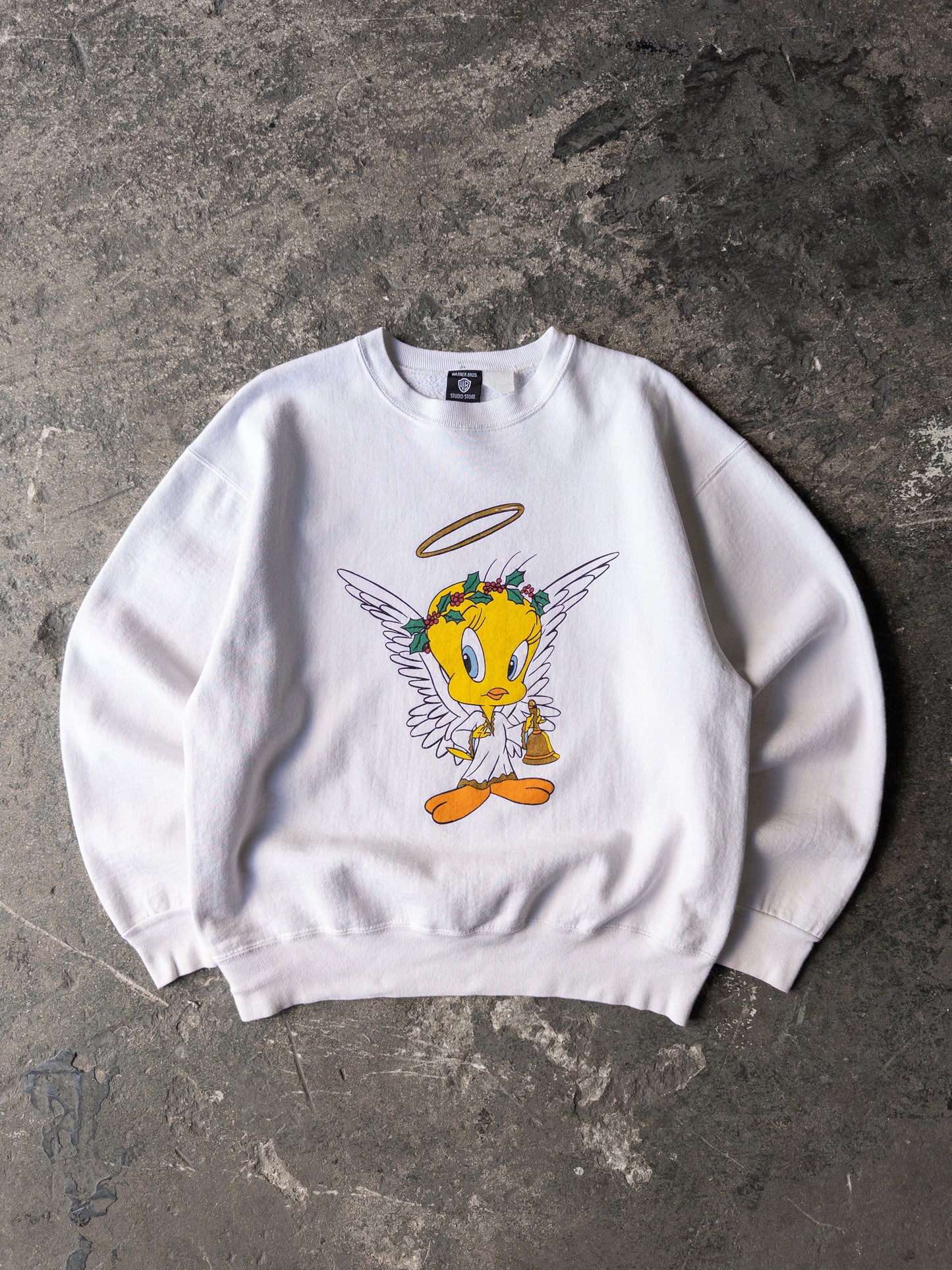 Vintage 90s Warner Bros Tweety Bird Crewneck - Large