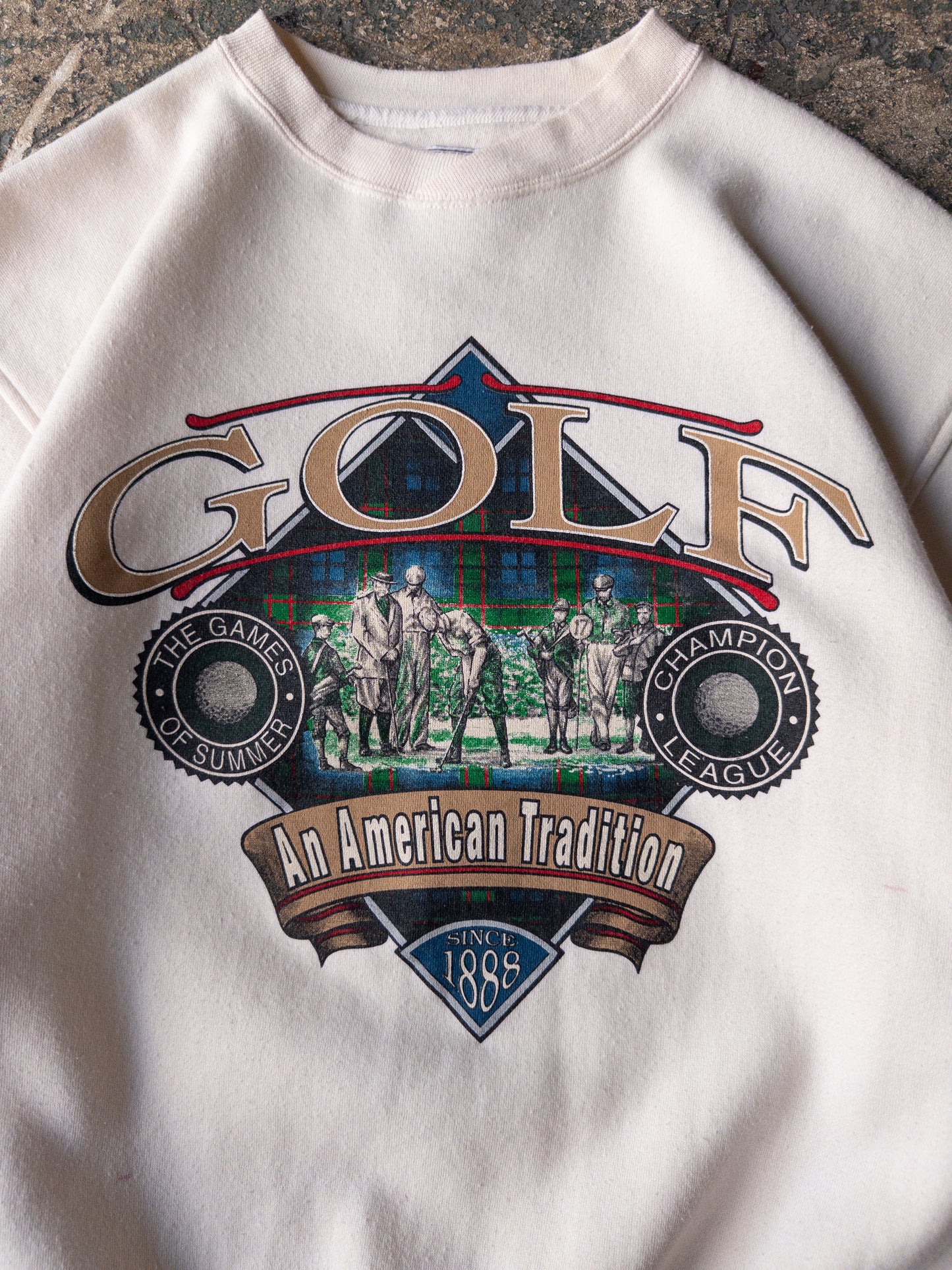 Vintage 90s Golf Crewneck - Medium