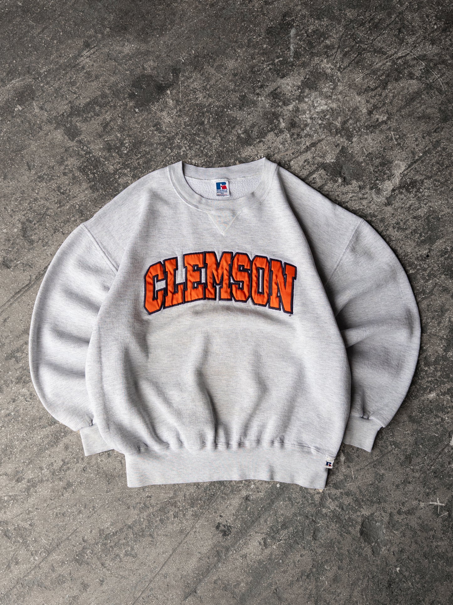 Vintage 90s Russell Athletic Clemson University Crewneck - XXL